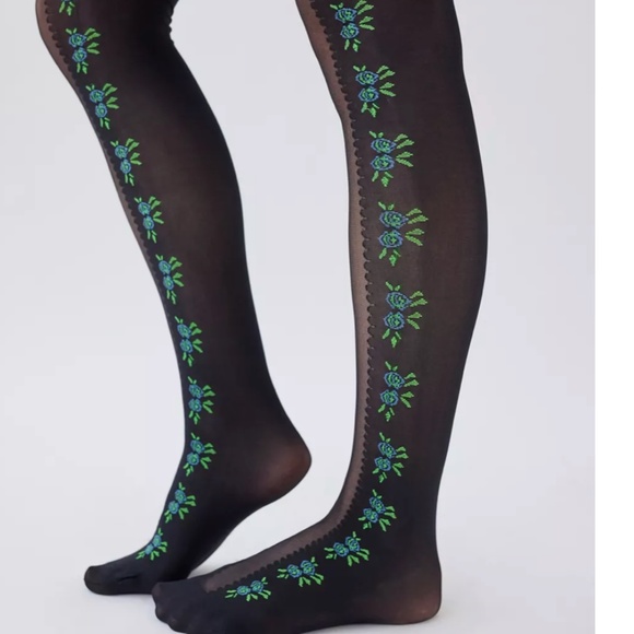 Astrid Floral Boho Peasant Hip Hipster Hippie Art Chic Modern Artsy Modern Tight - Picture 1 of 4